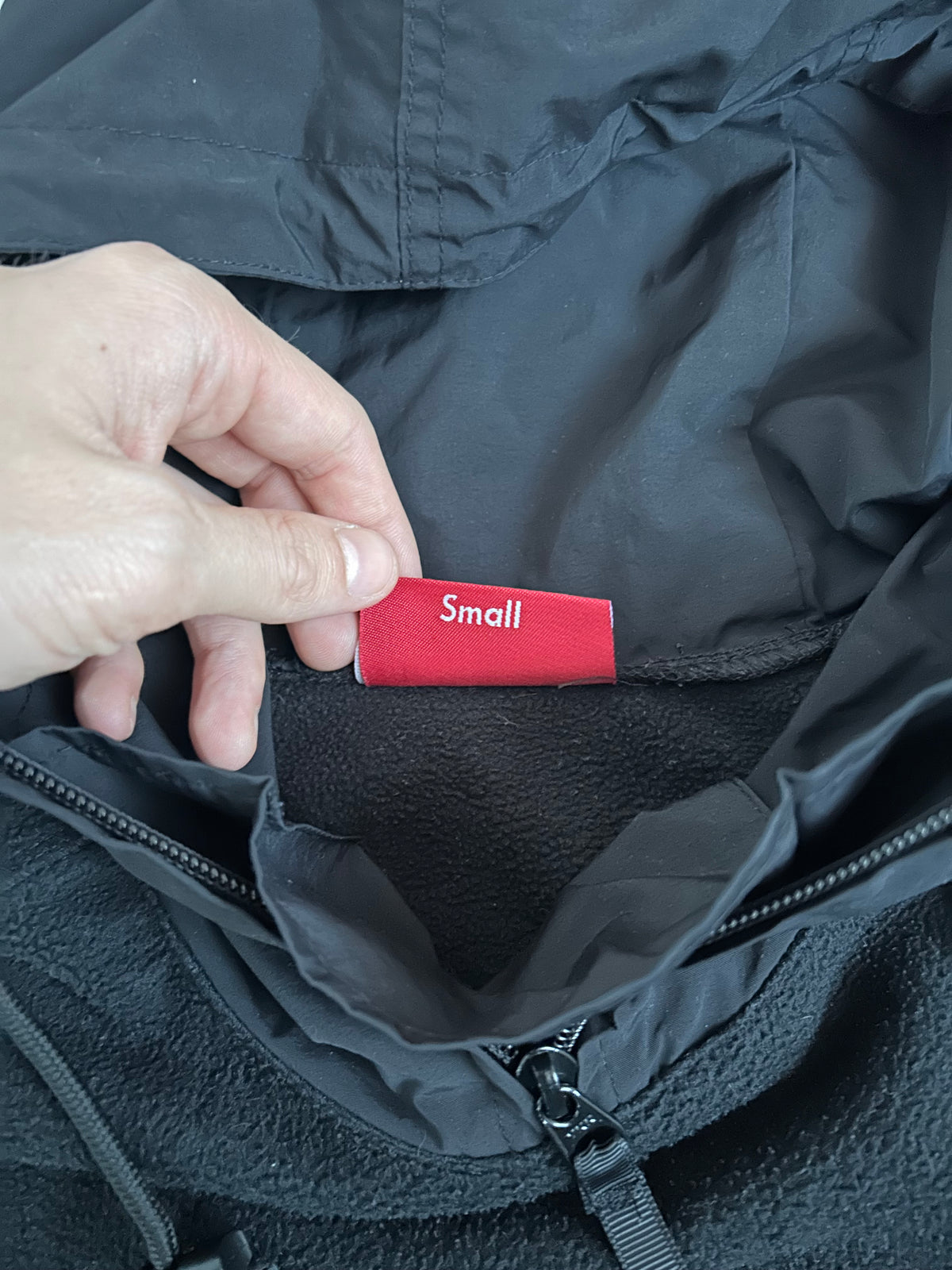 Supreme Fleece Anorak Hoodie - Size Small