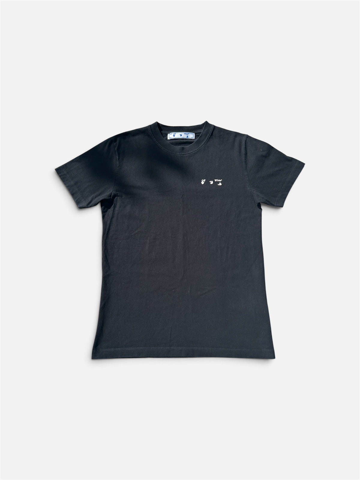 Off-White Basic Drowning Man Logo T-Shirt - Size Small