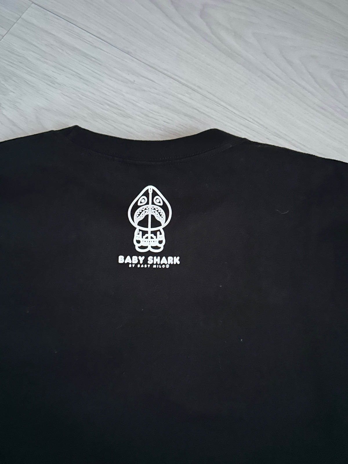 A Bathing Ape Baby Milo Shark College T-Shirt - Size XXL