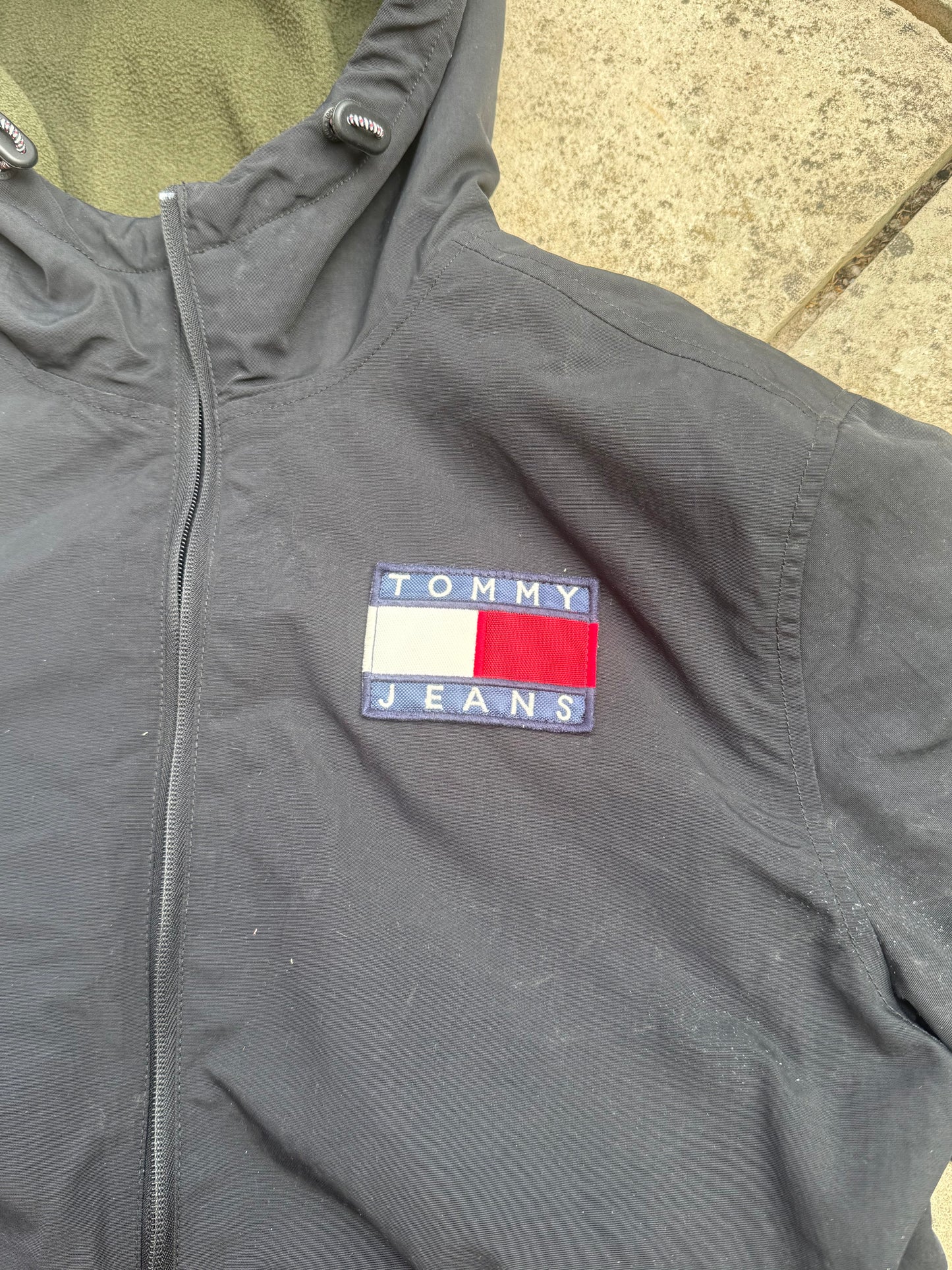 Tommy Jeans Fleece Lined Coat - Size Small