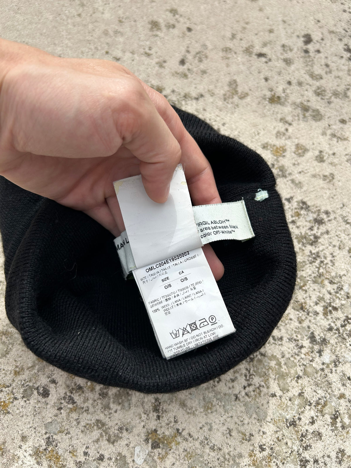 Off-White Patch Beanie - O/S