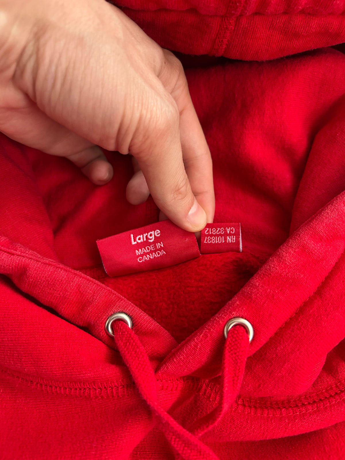 Supreme Rose Sleeve Hoodie - Size Large