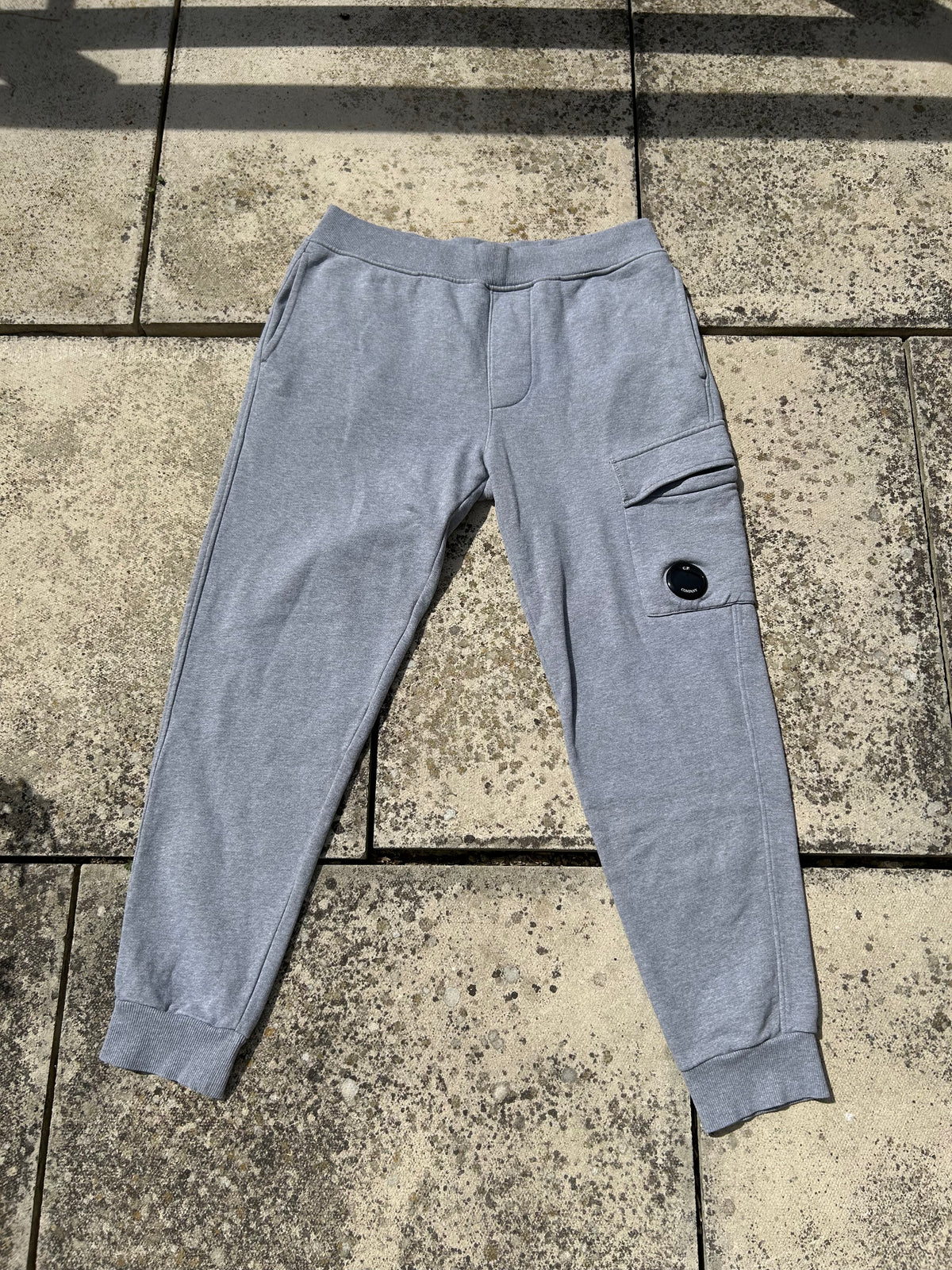 C.P. Company Light Grey Joggers - Size Medium