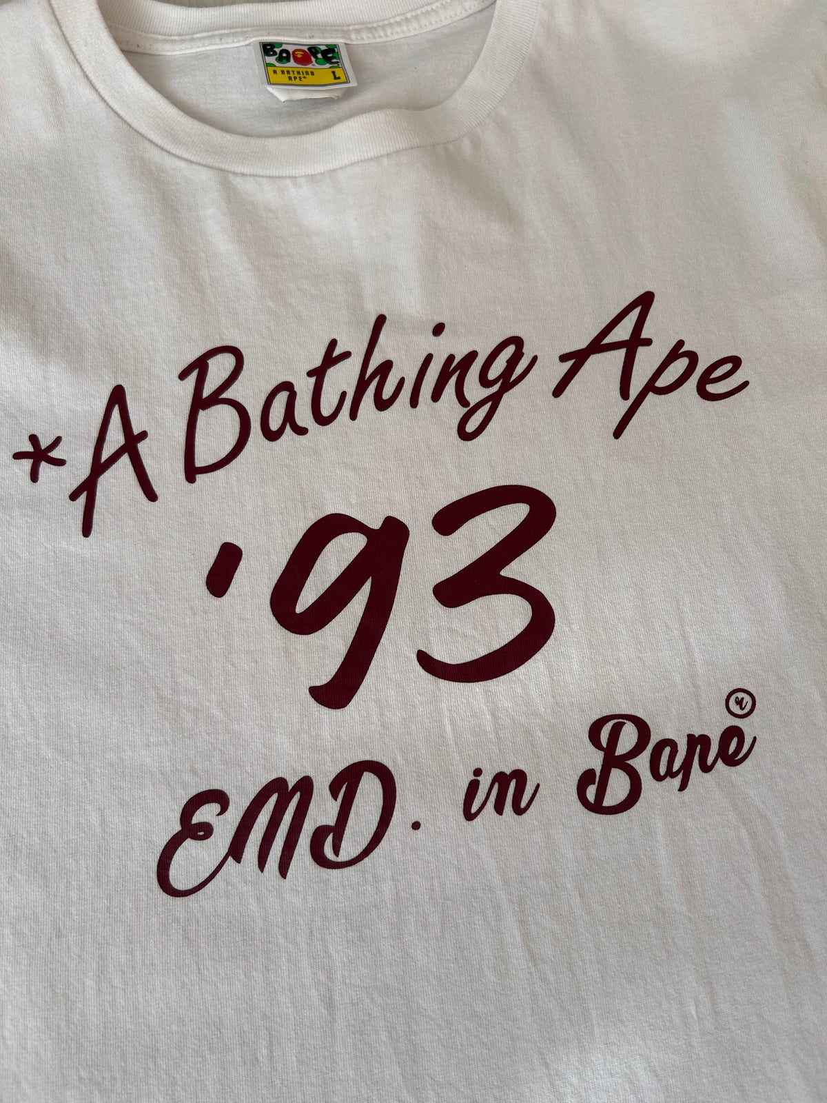 A Bathing Ape X END Bowling T-Shirt - Size Large