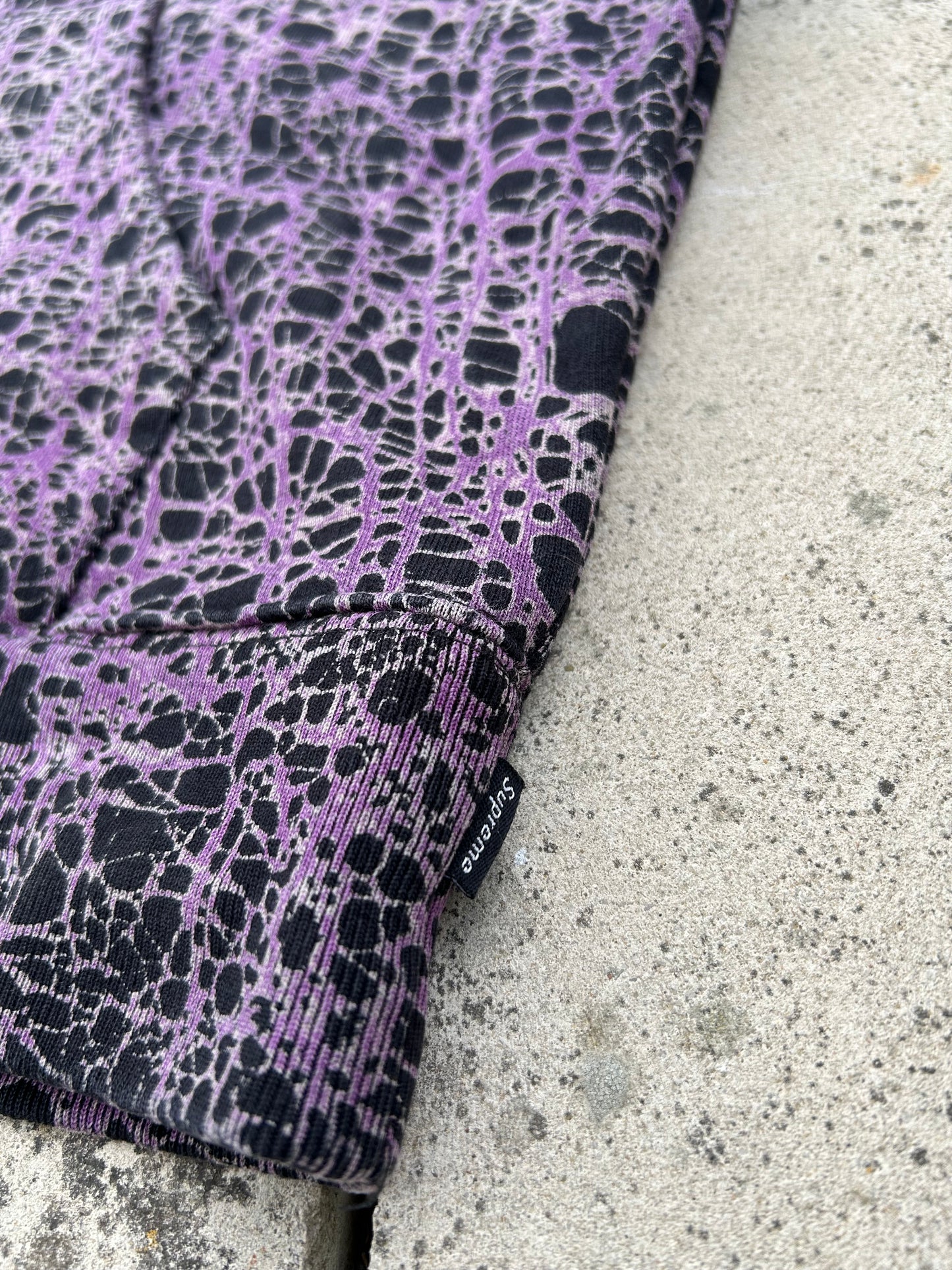 Supreme Marble Hoodie - Size Medium