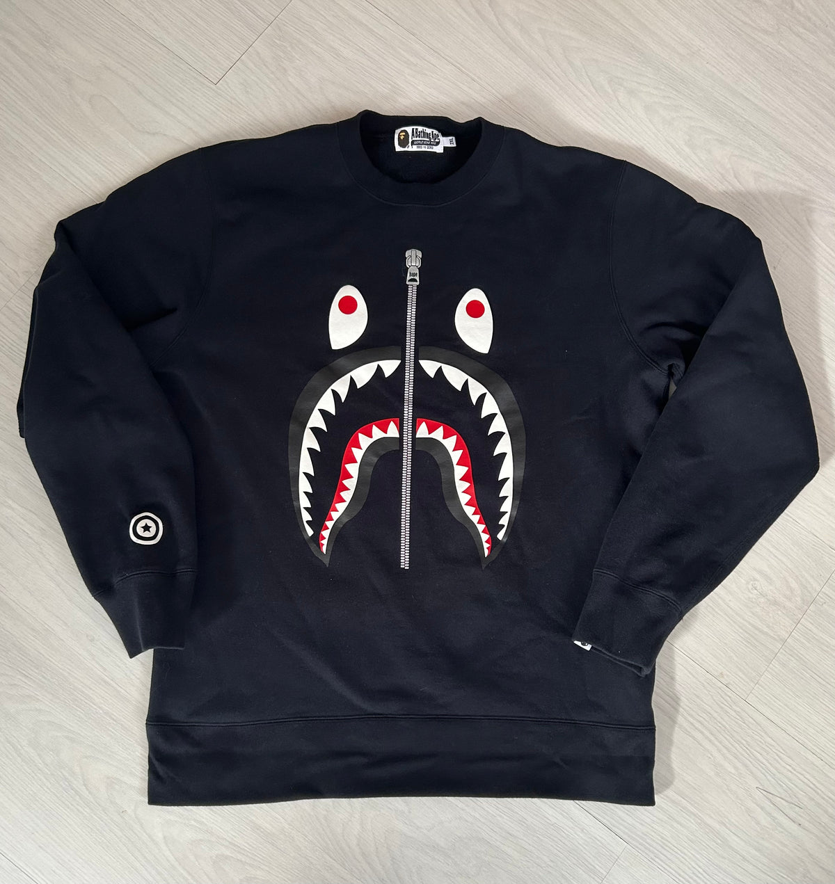 A Bathing Ape Shark Crewneck - Size XXL