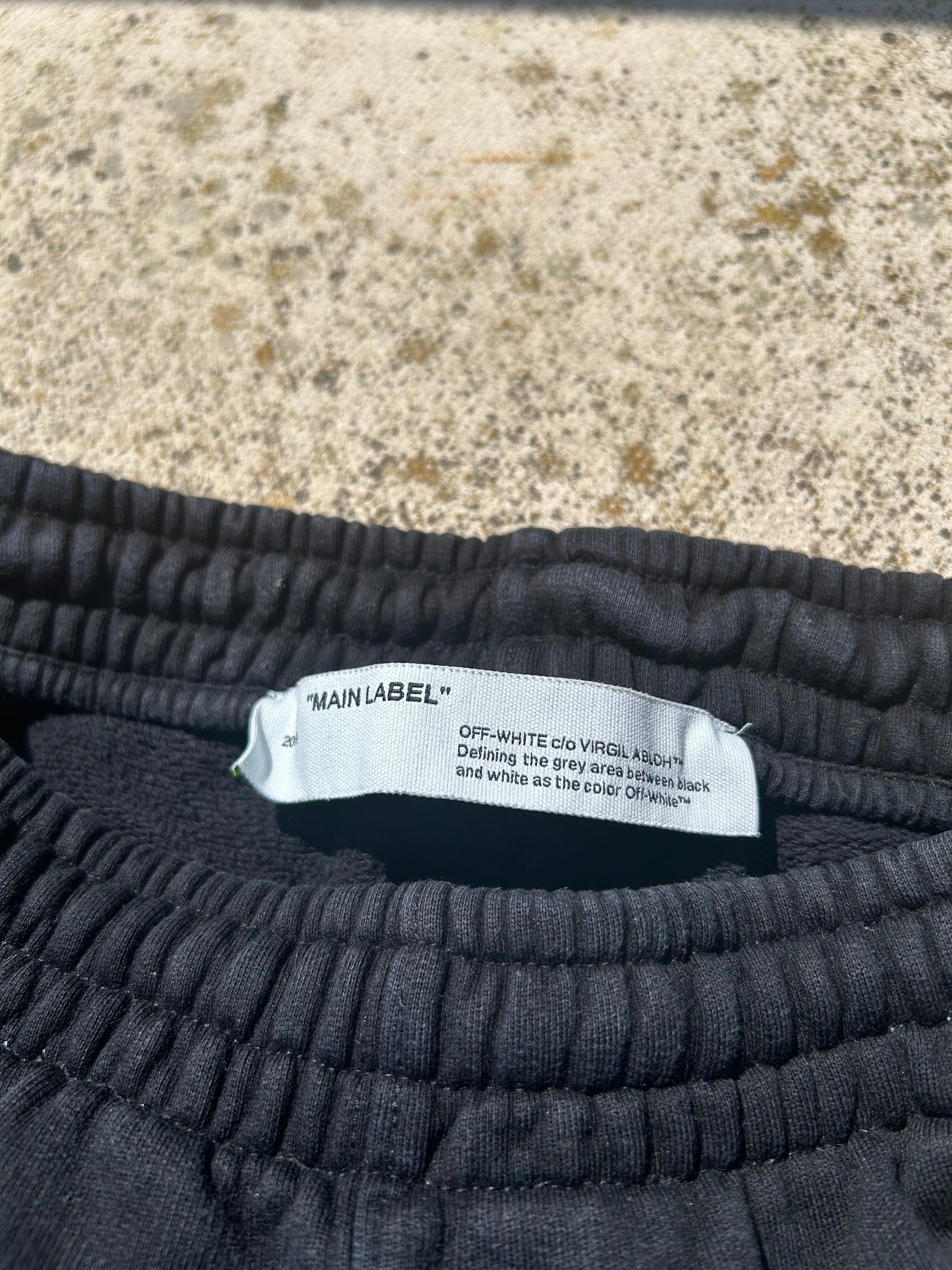 Off-White Wavy Line Golden Ratio Joggers - Size Small